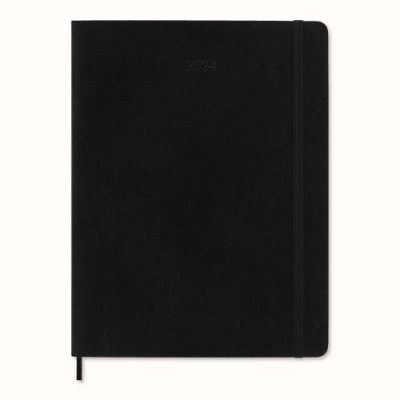 Black Xl Wkly Soft 12M Diary 2024 (Diary)