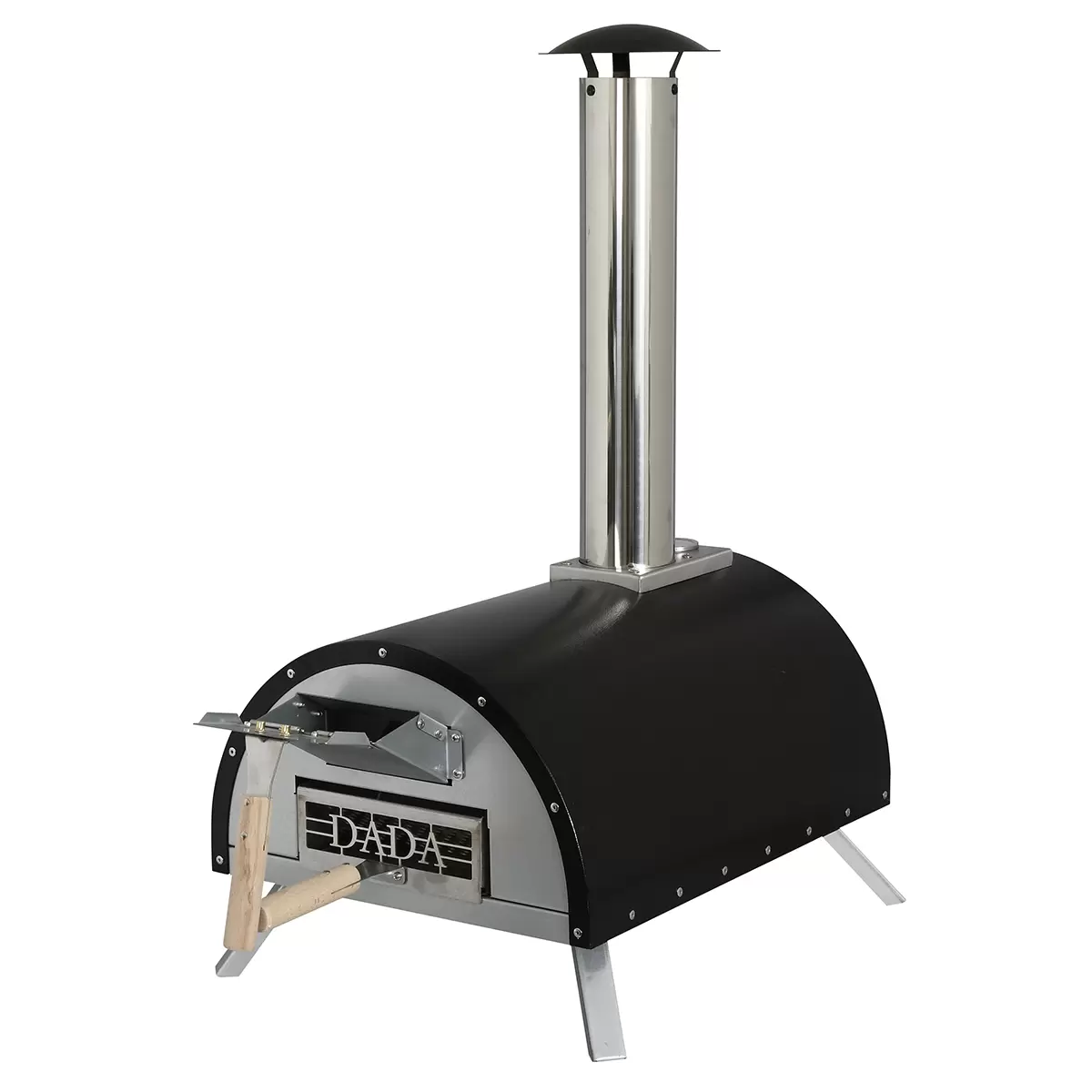 Pizzaofen DADA BBQ Dragon schwarz,silber