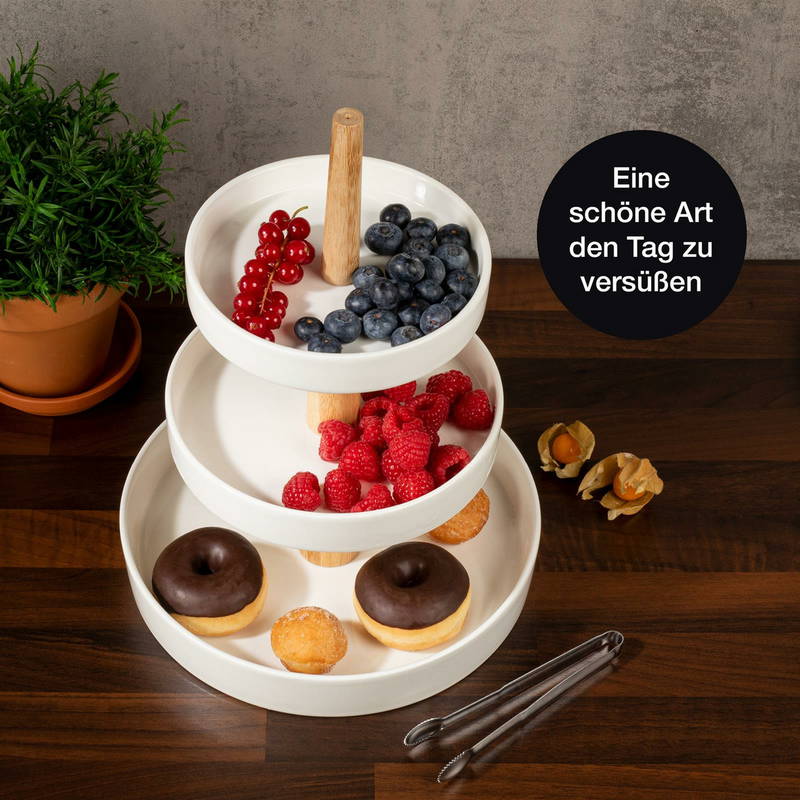 Moritz & Moritz Etagere 3-stufig weiß
