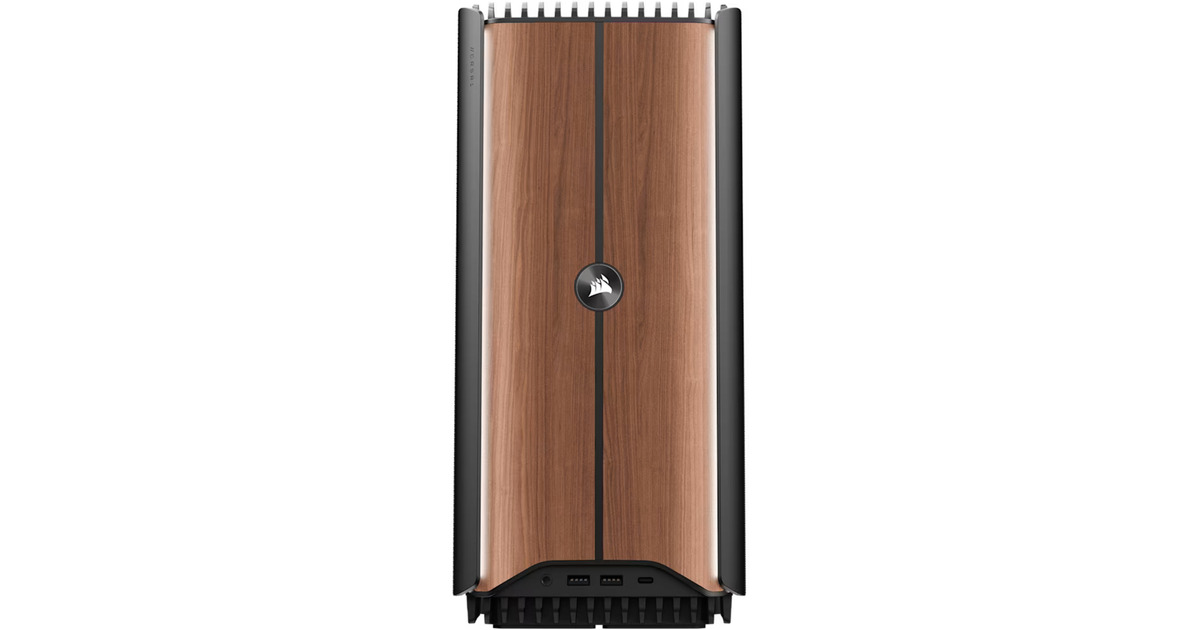 CorsairOne i600 Wood Dark (CS-9020052-PE) gaming pc  (Houtkleur | Core Ultra 9 285K | RTX 5080 | 64 GB | 2x 2TB SSD)