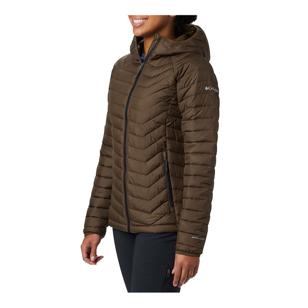 Columbia EU POWDER LITE - Doudoune Femme olive green