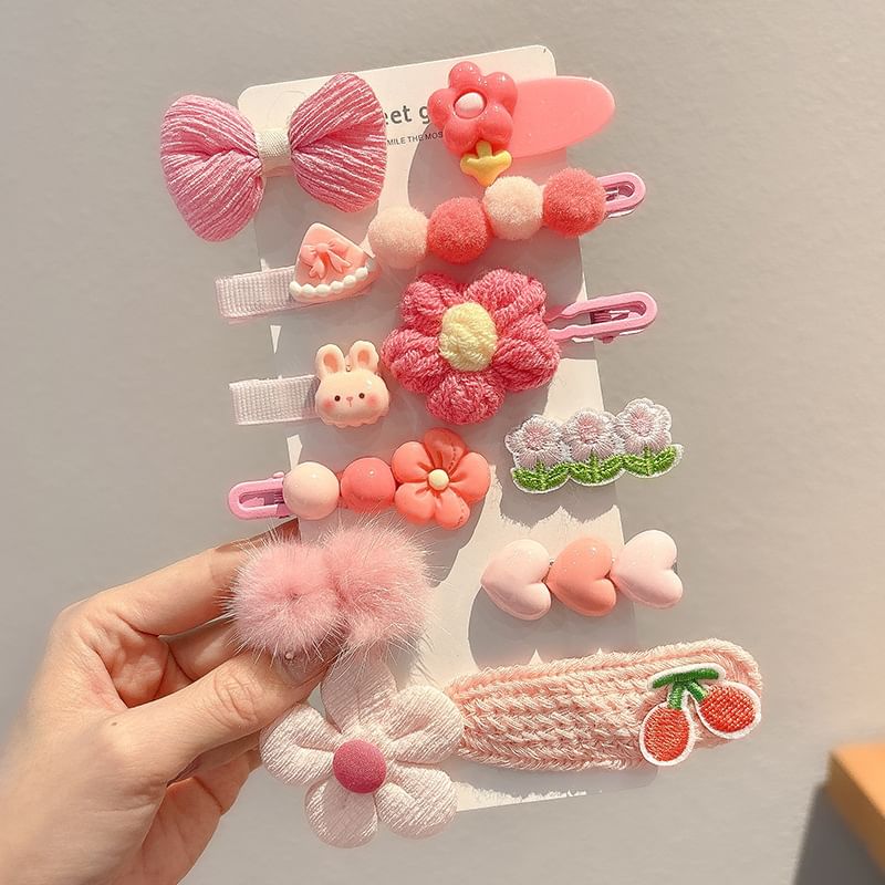 Evora - Stoffen / Plastic Haarspeld / Set (Diverse Ontwerpen)