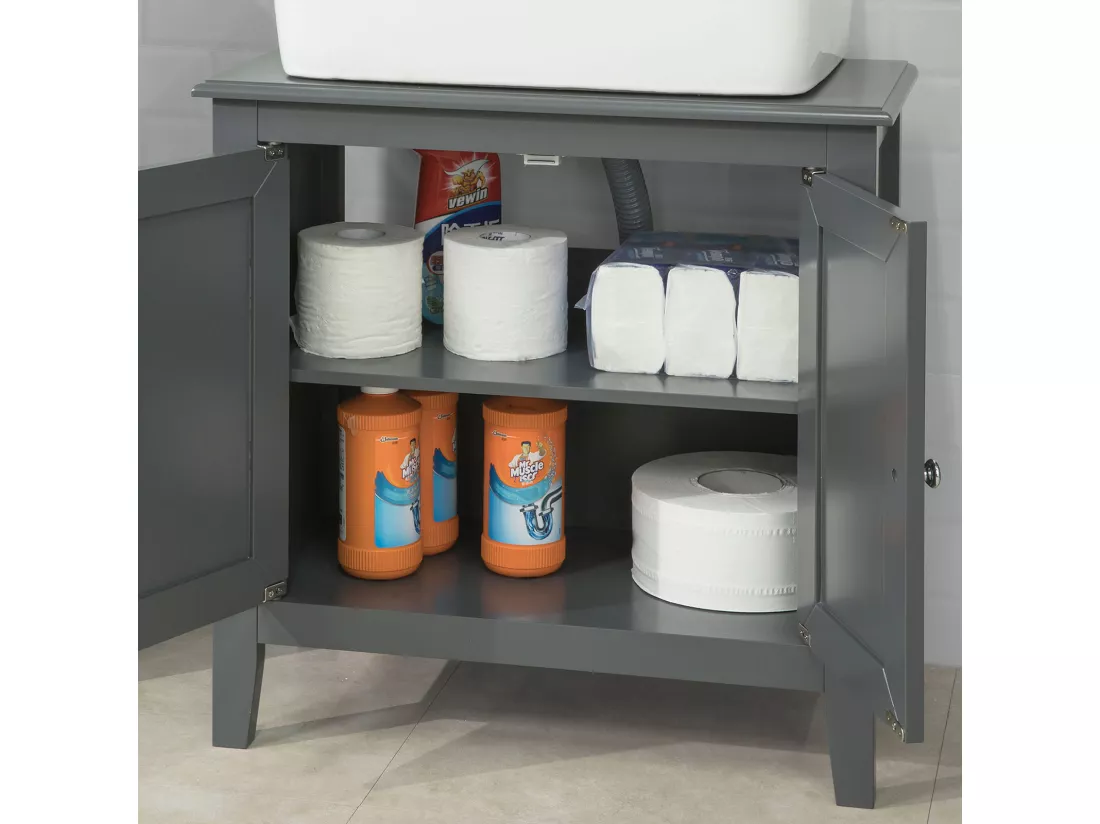 Meuble Sous-Lavaboou de Salle de Bain Vasque 2 étages, FRG202-DG