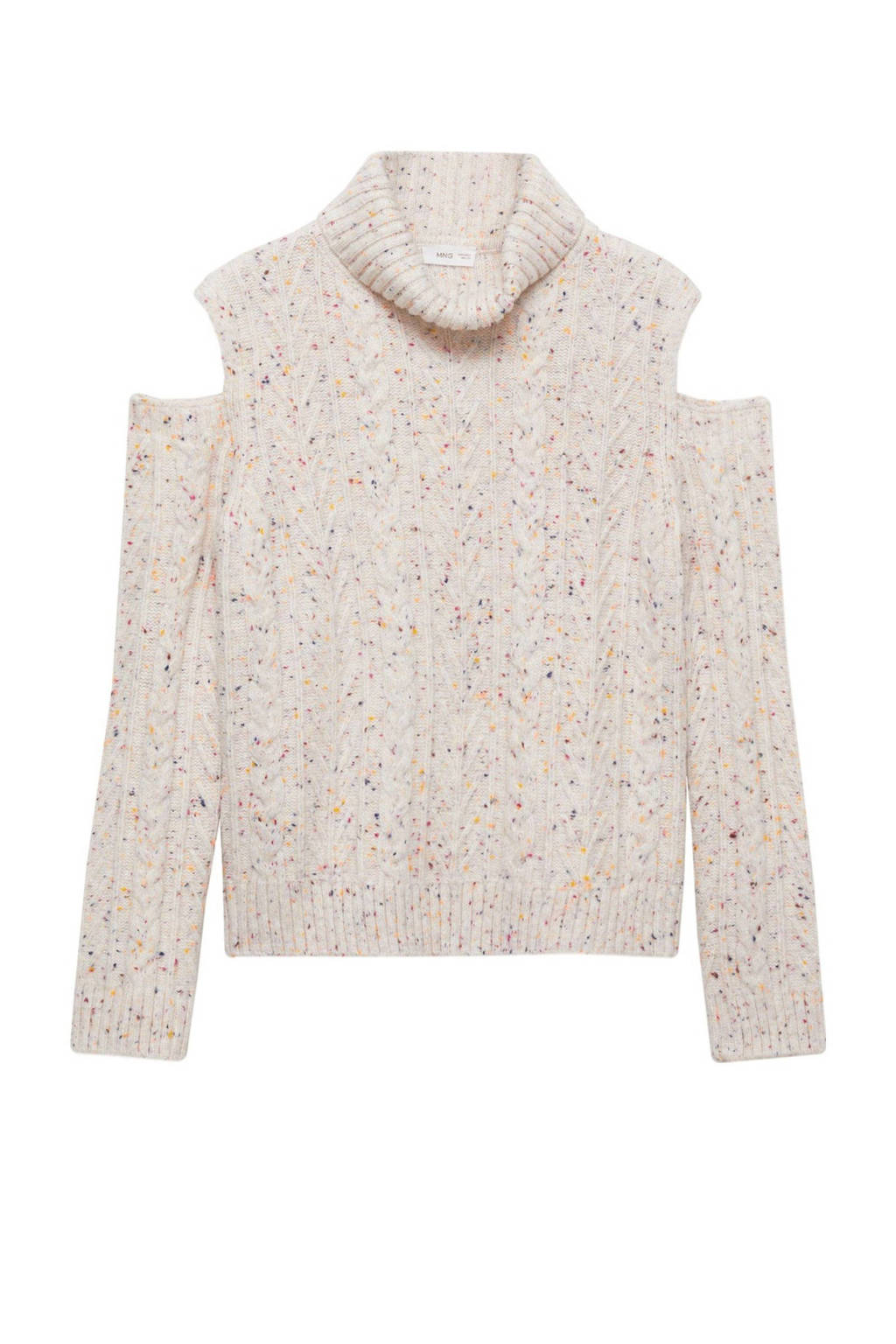MANGO TEEN grof gebreide trui trui beige