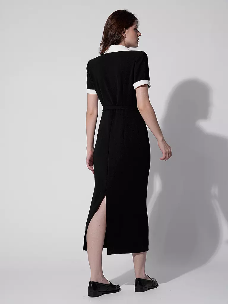 SELF-PORTRAIT Midikleid schwarz