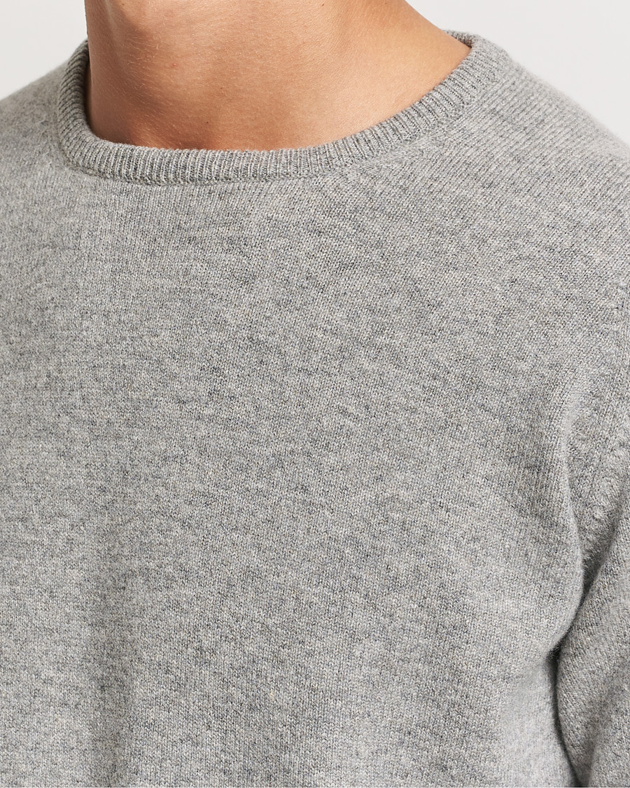 William Lockie Rob Lambswool Crewneck Flannel