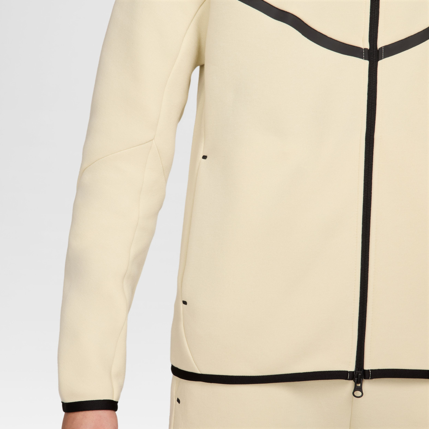 Nike Tech Fleece Sportswear Vest Gebroken Wit Zwart
