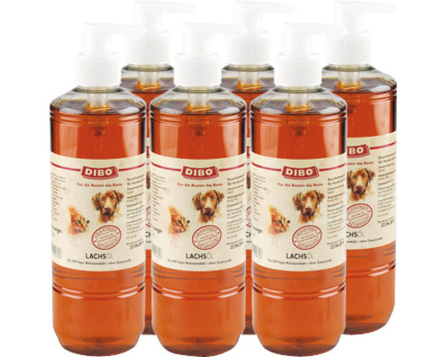 Aanvullend diervoeder voor honden en katten DIBO® Zalmolie 500 ml