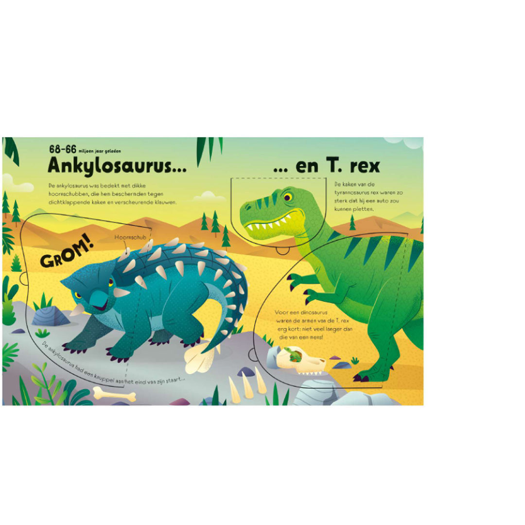 uitgeverij usborne giga-grote dinosaurussen met giga-grote flappen
