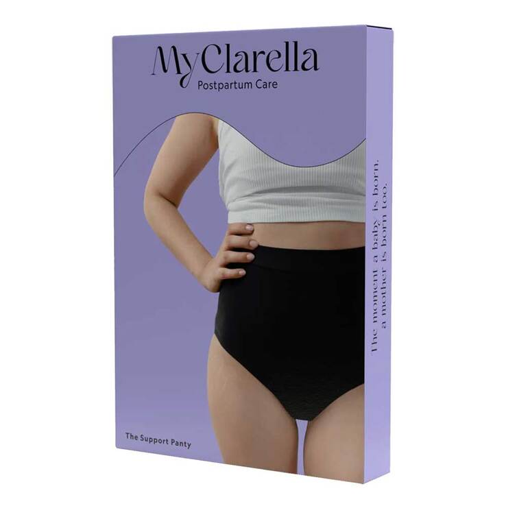 The Support Panty Wochenbett Unterhose XXL schwarz, 1 St