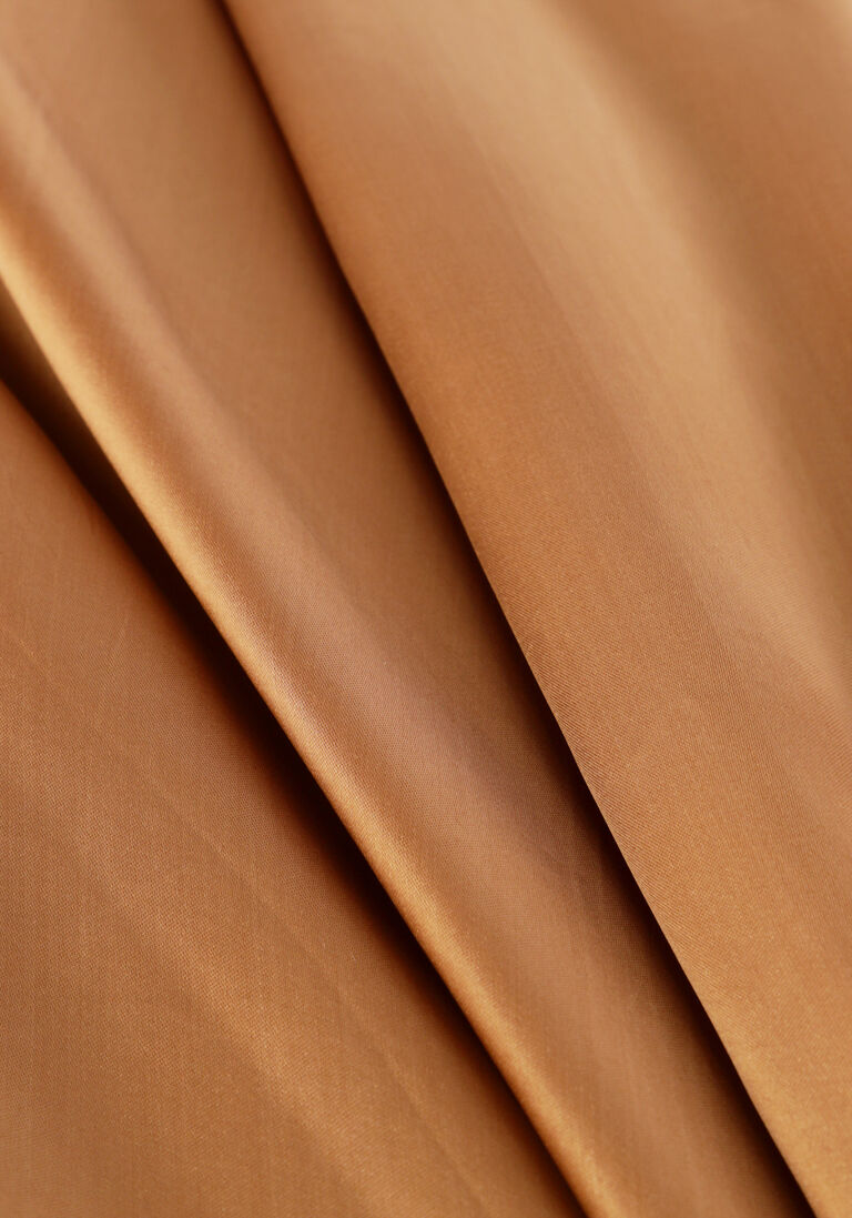 bronzen mes demoiselles maxi jurk cascais