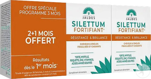 Jaldes Laboratoire Silettum Fortifiant 180 Comprimés Offre 3 Mois