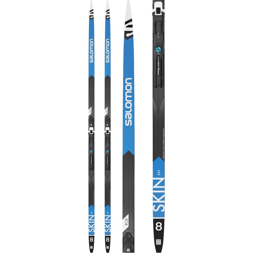 Salomon RC 8 eSkin 23/24 Medium Langlaufski Classic inkl. Bindung