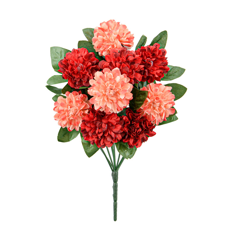 Petit bouquet de chrysanthèmes artificiels
