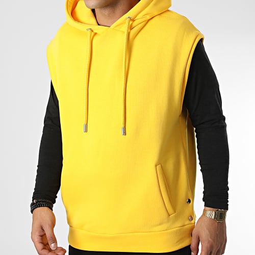 Sweat Capuche Sans Manches KL-2100 Jaune
