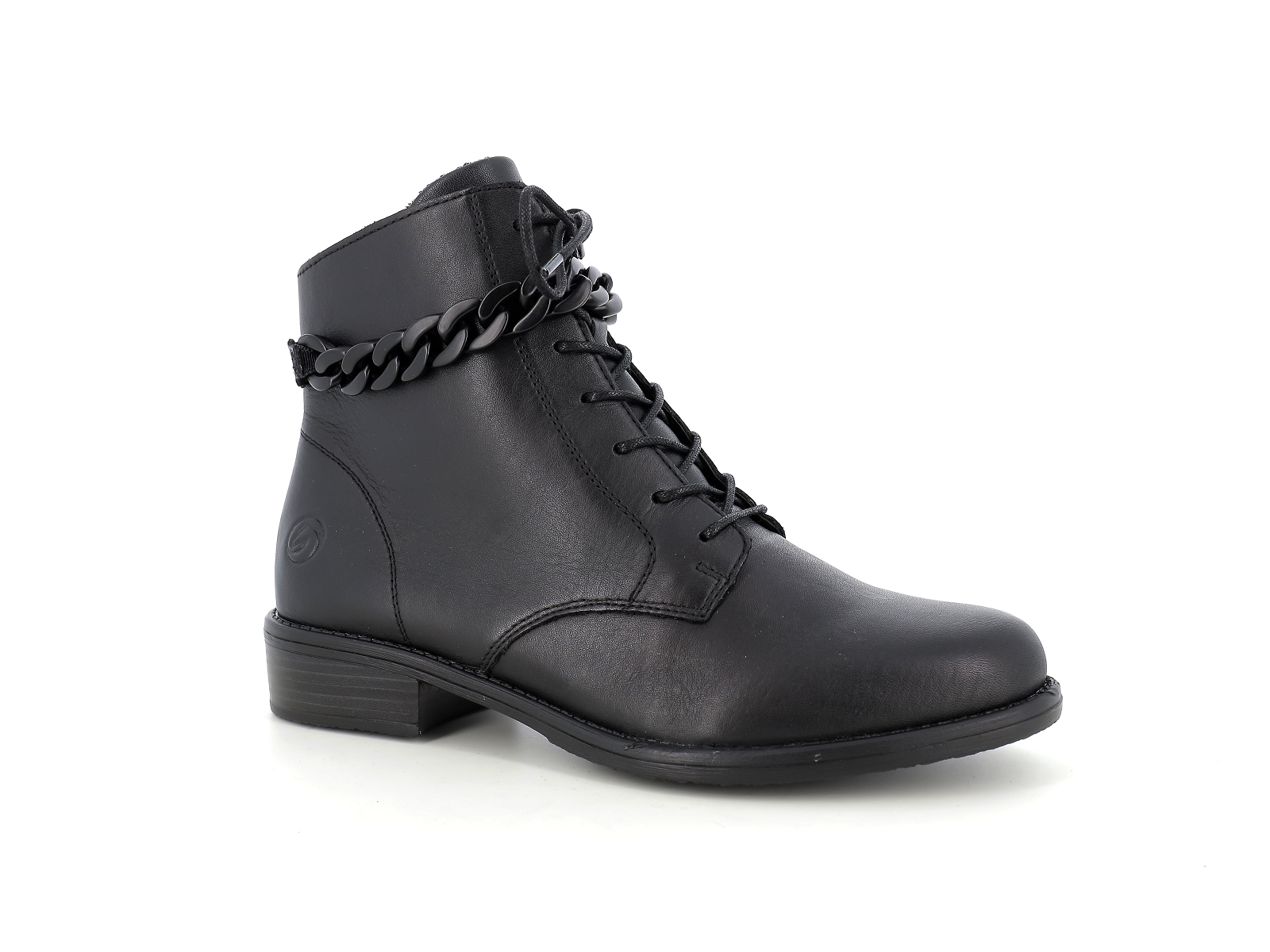 Remonte-D0F74 Matières combinées Noir