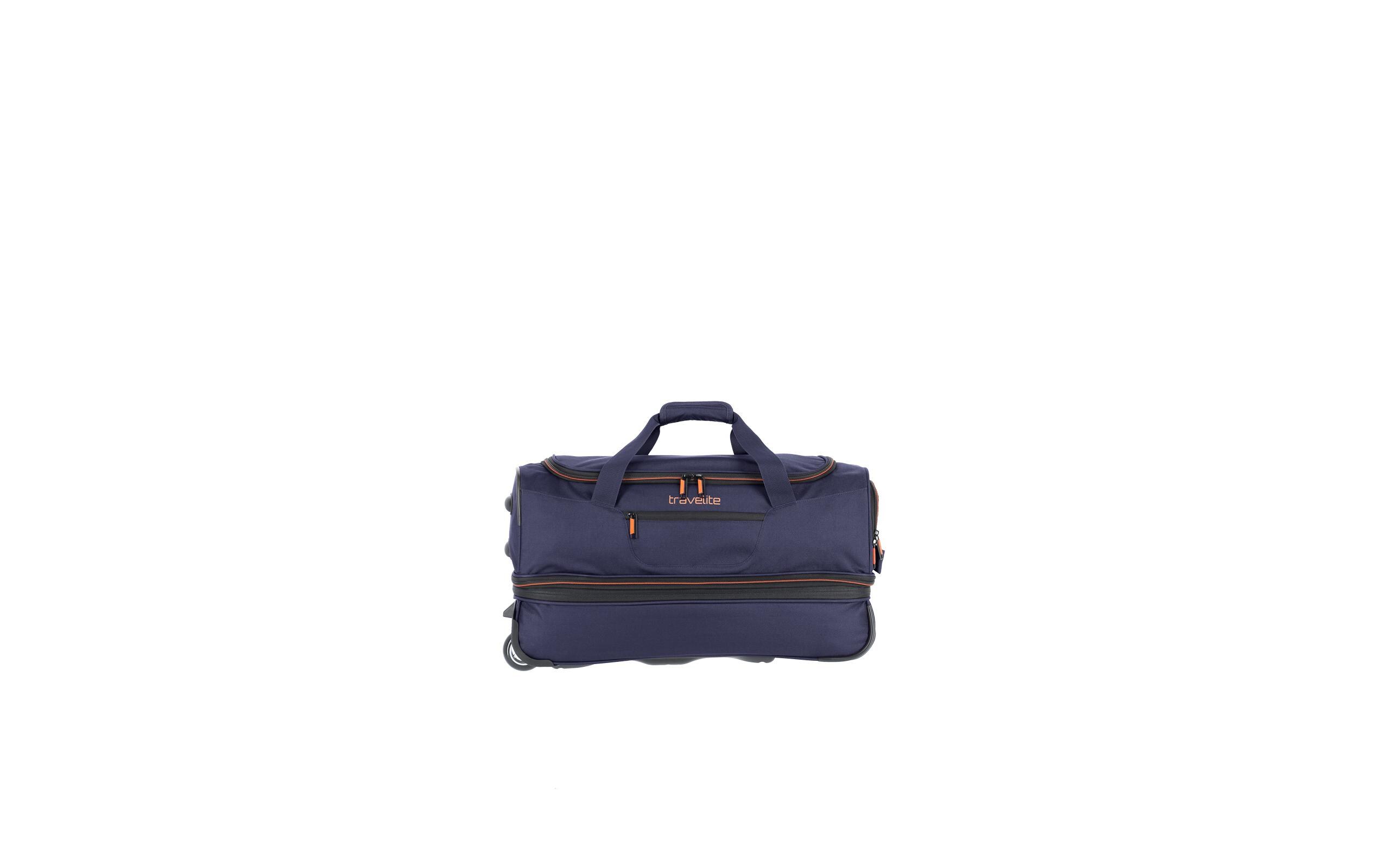 Reisekoffer BASICS Marine 55 cmSportliche Trolley Reisetasche für variable Gepäckmengen
