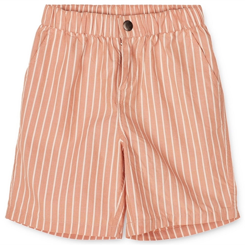 Monori Y/D Stripe Shorts Y/D Stripes Tuscany Rose/Creme De La Creme
