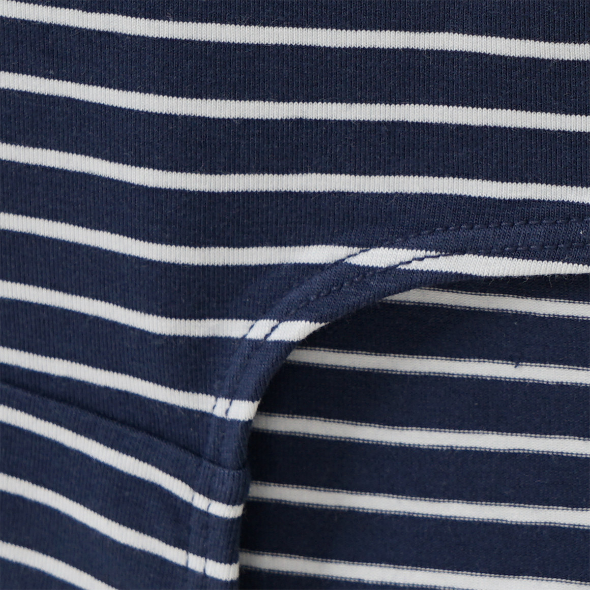 Famy 3 Mädchen Pantys aus Bio-Baumwolle dunkelblau / weiss