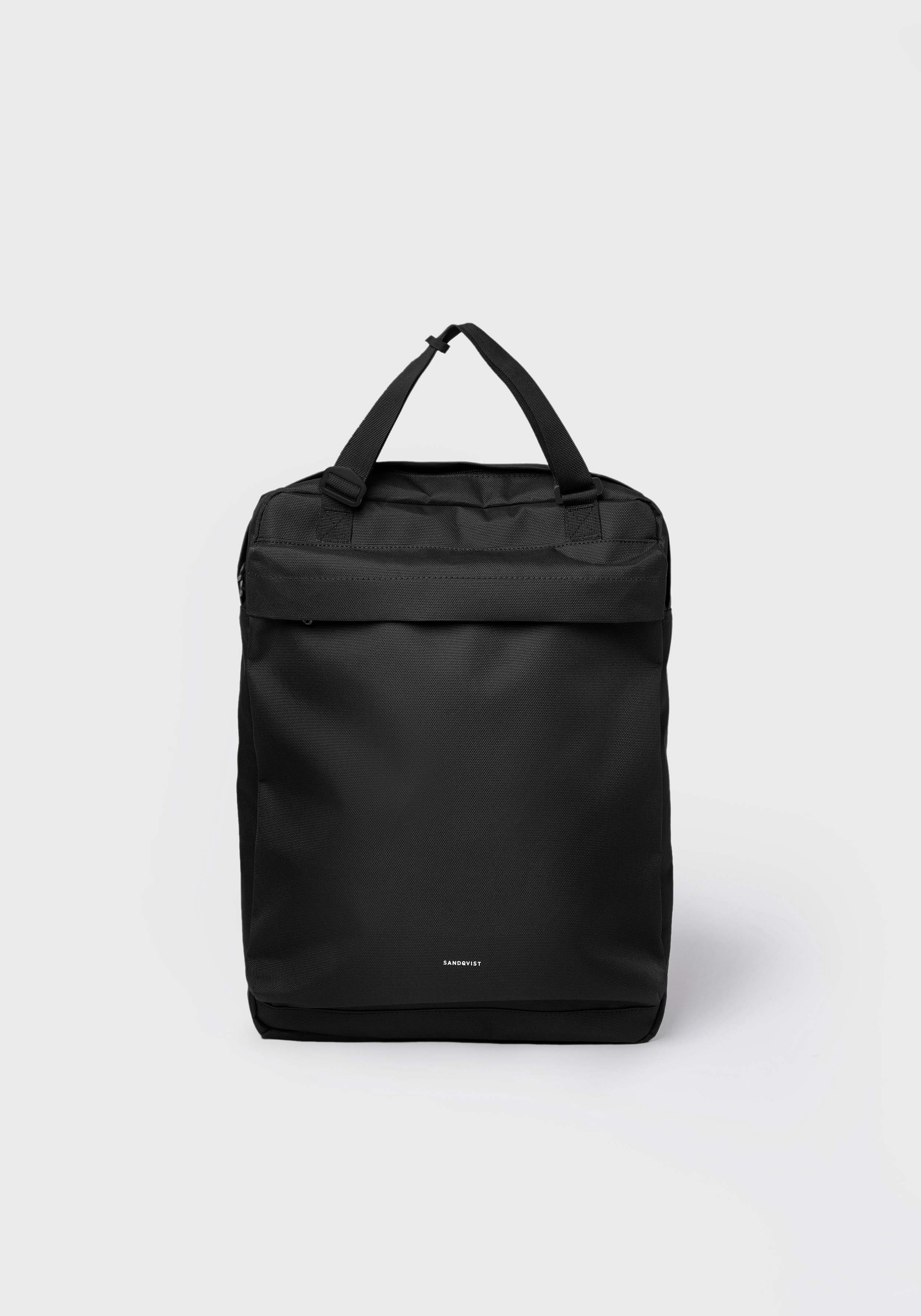 Sandqvist Tote Bag Go 2-Way Tote Bag Black