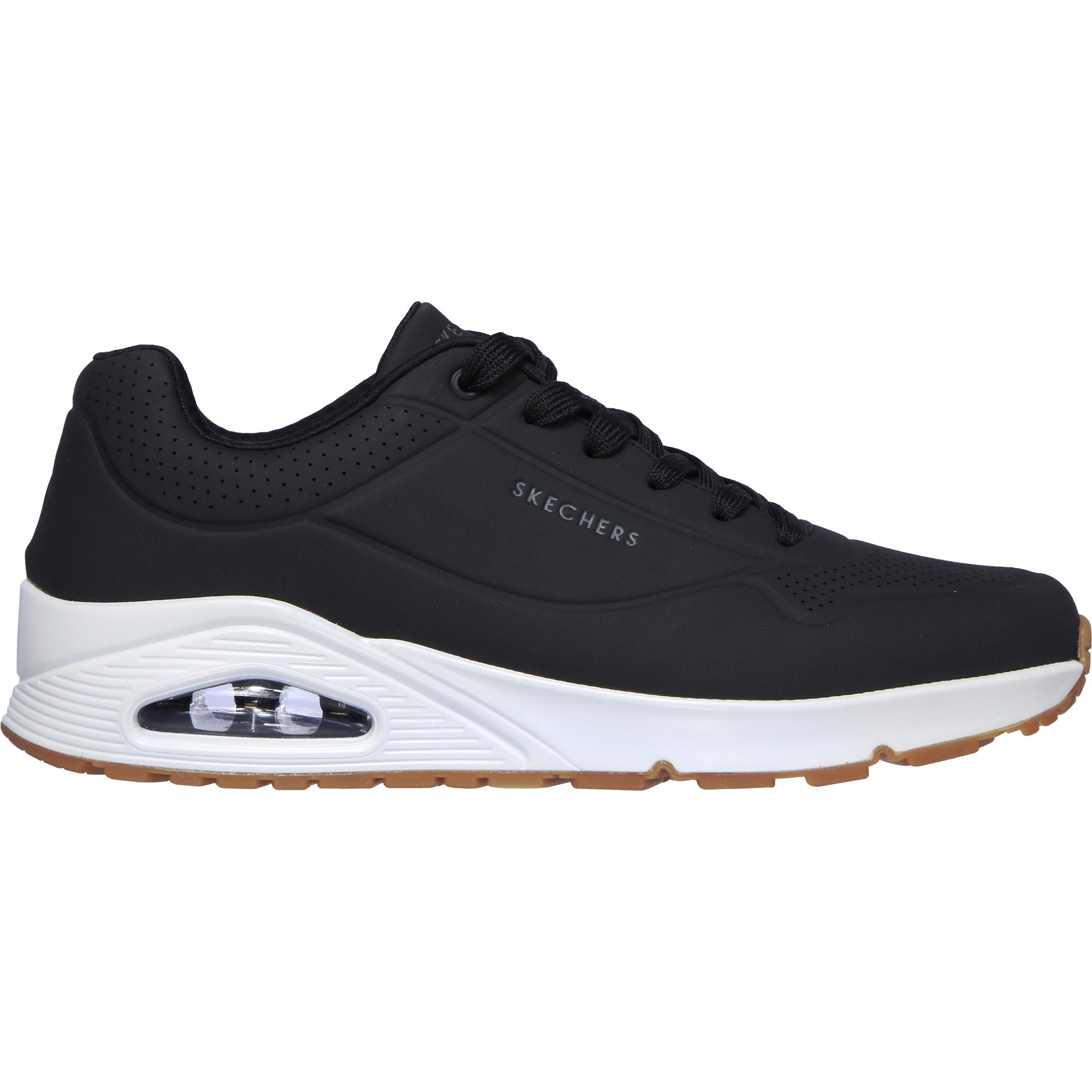 Skechers Uno Stand On Air Sneaker Herren schwarz