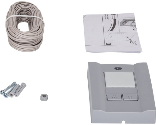 EcoStar Liftronic 800 Serie 2 garagedeuropener voor 13,75 m² deuroppervlak, inclusief 2 x 4-kanaals RSC4 handzenders, RCT3 radiocodeklavier en PB3 binnendrukknop.