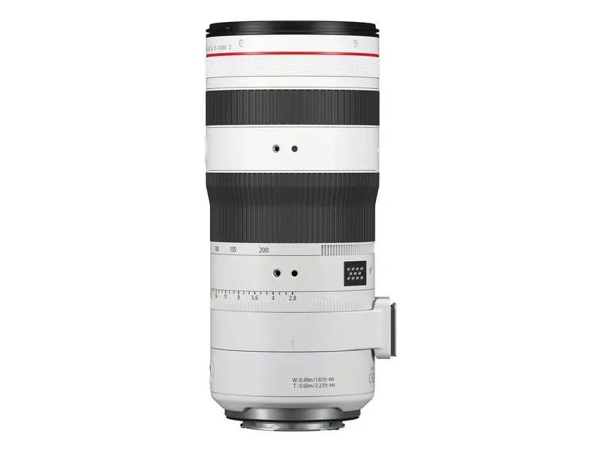 Canon RF 70-200mm F2.8L IS USM Z, Telefoto zoomobjektiv, 18/15, 70 - 200 mm, Billedstabilisator, Canon RF, Autofokus