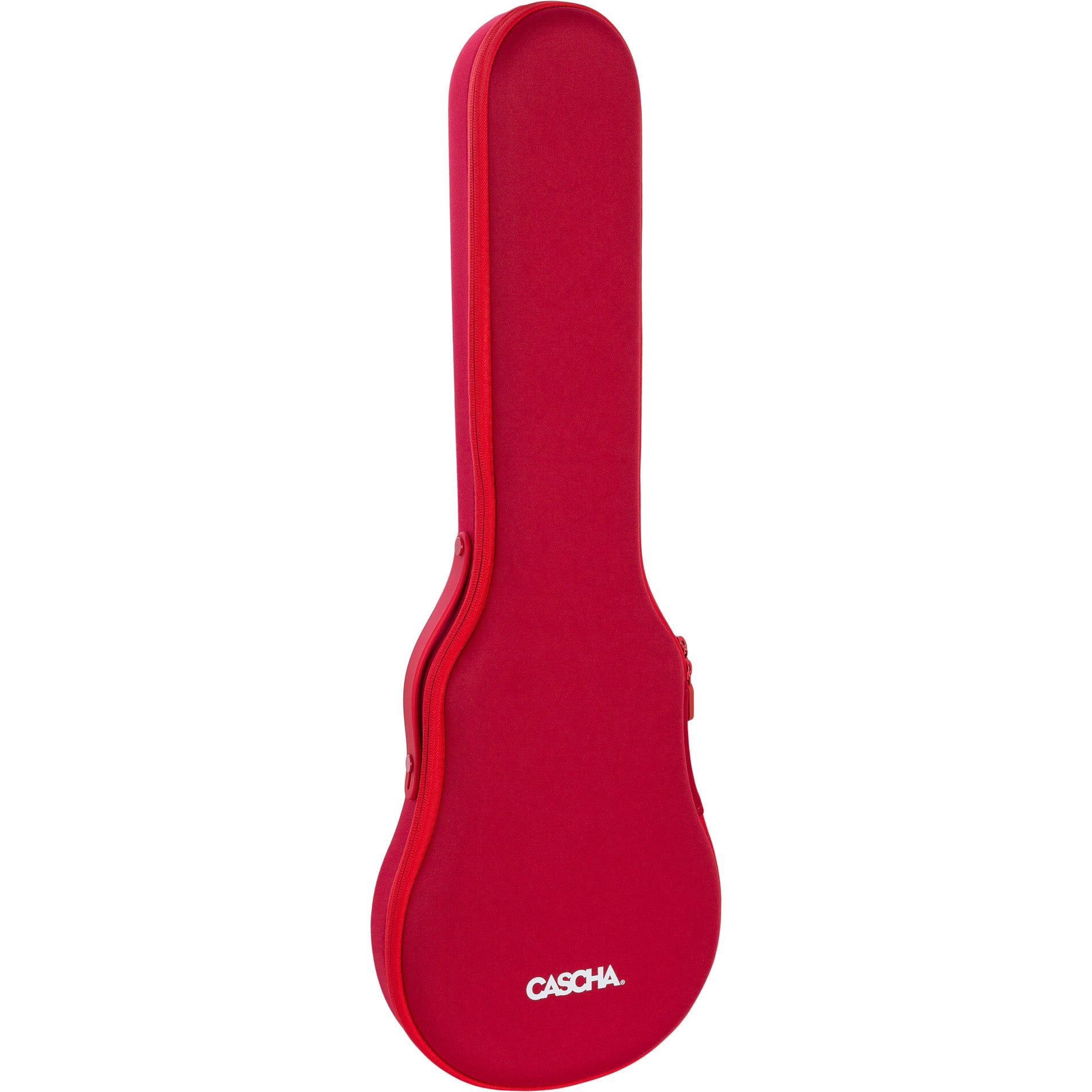 Cascha HH 2280 carbon fiber concert ukelele set rood