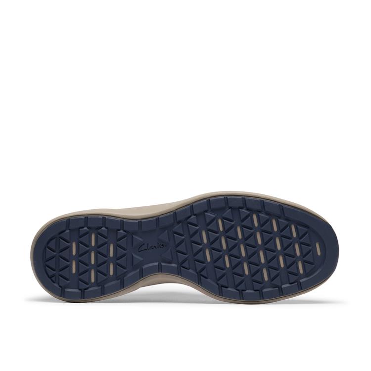 Clarks Mullan Moc navy leather