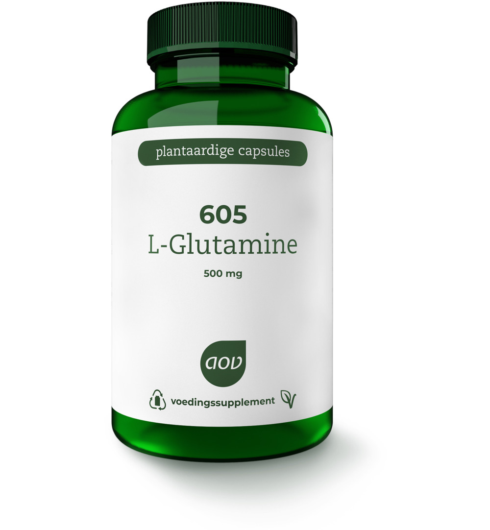 AOV 605 L-Glutamine 500mg (90 vega capsules)