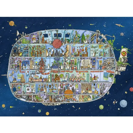 Heye Puzzle - Spaceship, Adolfsson, 1500 Teile