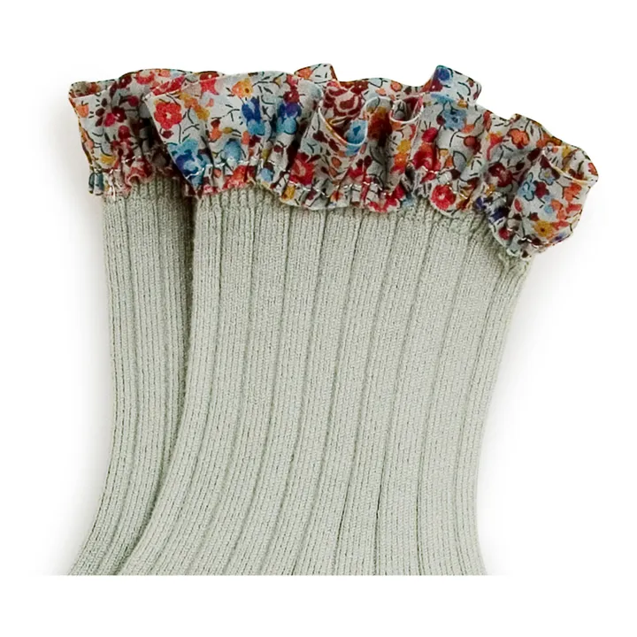 Collégien Chaussettes Charlotte | Vert d'eau