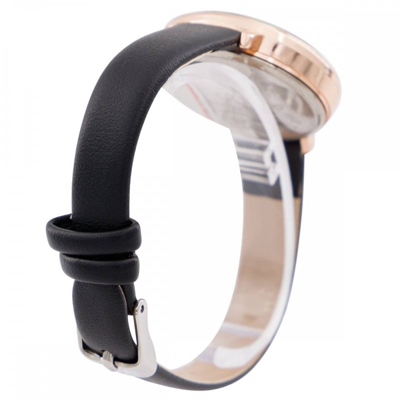 Montre Femme GIORGIO bracelet Cuir Noir