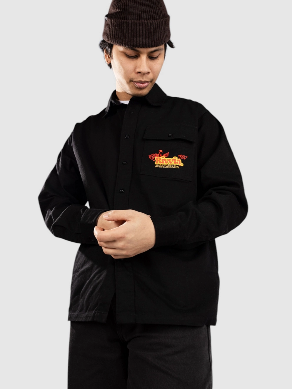 Rivvia Projects Off Track Shirt washed black