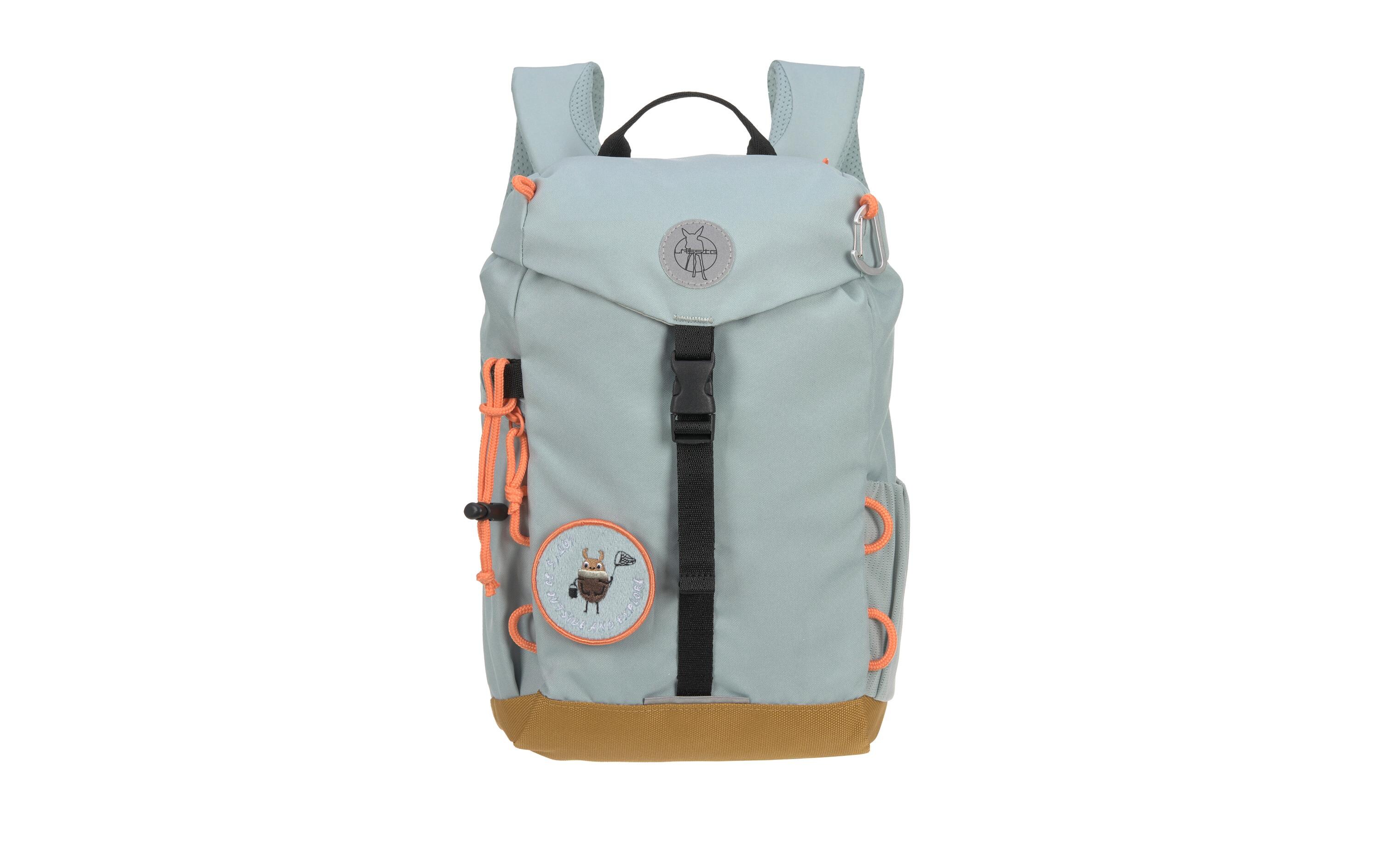 Rucksack Mini Backpack Outdoor Nature HellblauWasserabweisender Kinderrucksack mit gepolsterten Schultergurten