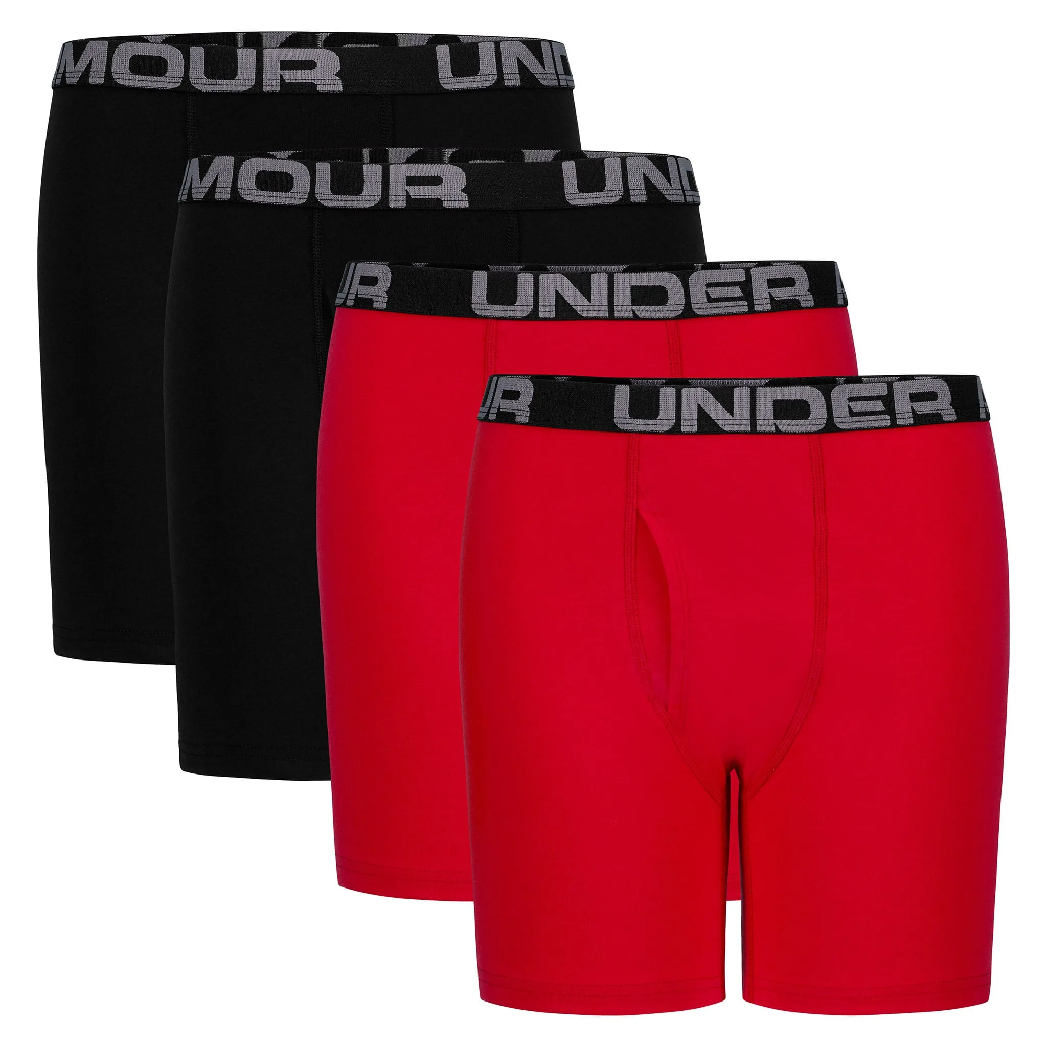 Under Armour Boxer Paquet de 4 Coton UA 7-20ans