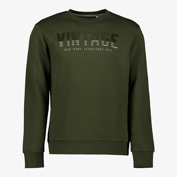 Produkt heren sweater donkergroen