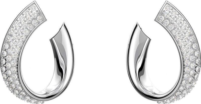 Swarovski - Exist Hoop - Oorringen - Zilverkleurig