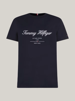 Camiseta exclusiva com logo em estilo cursivo