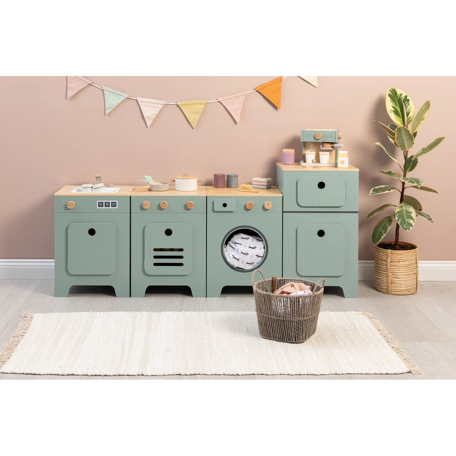 MUSTERKIND® Spielherd Mix & Match, salbeinatur