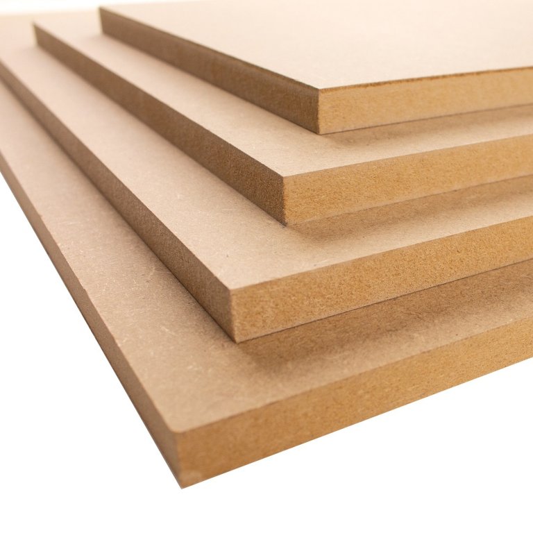 Malplatte MDF, ungrundiert