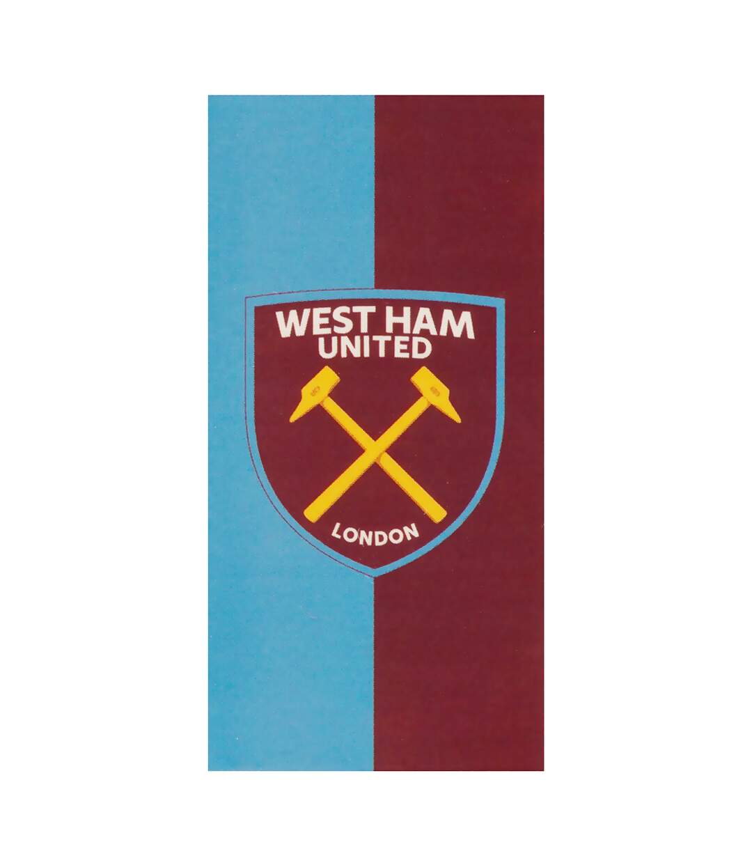 West Ham United FC - Serviette de plage (Bleu ciel / Bordeaux) - UTTA10962