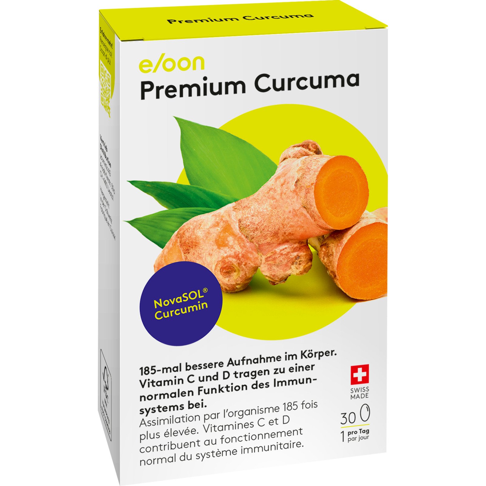 eloon Premium Curcuma, 30 Kapseln