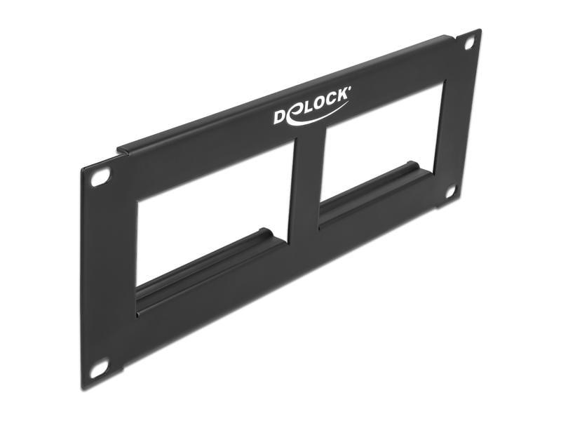 Delock Patchpanel Easy 45 2 x 90.5 x 45.2 mm, 2 HE 10