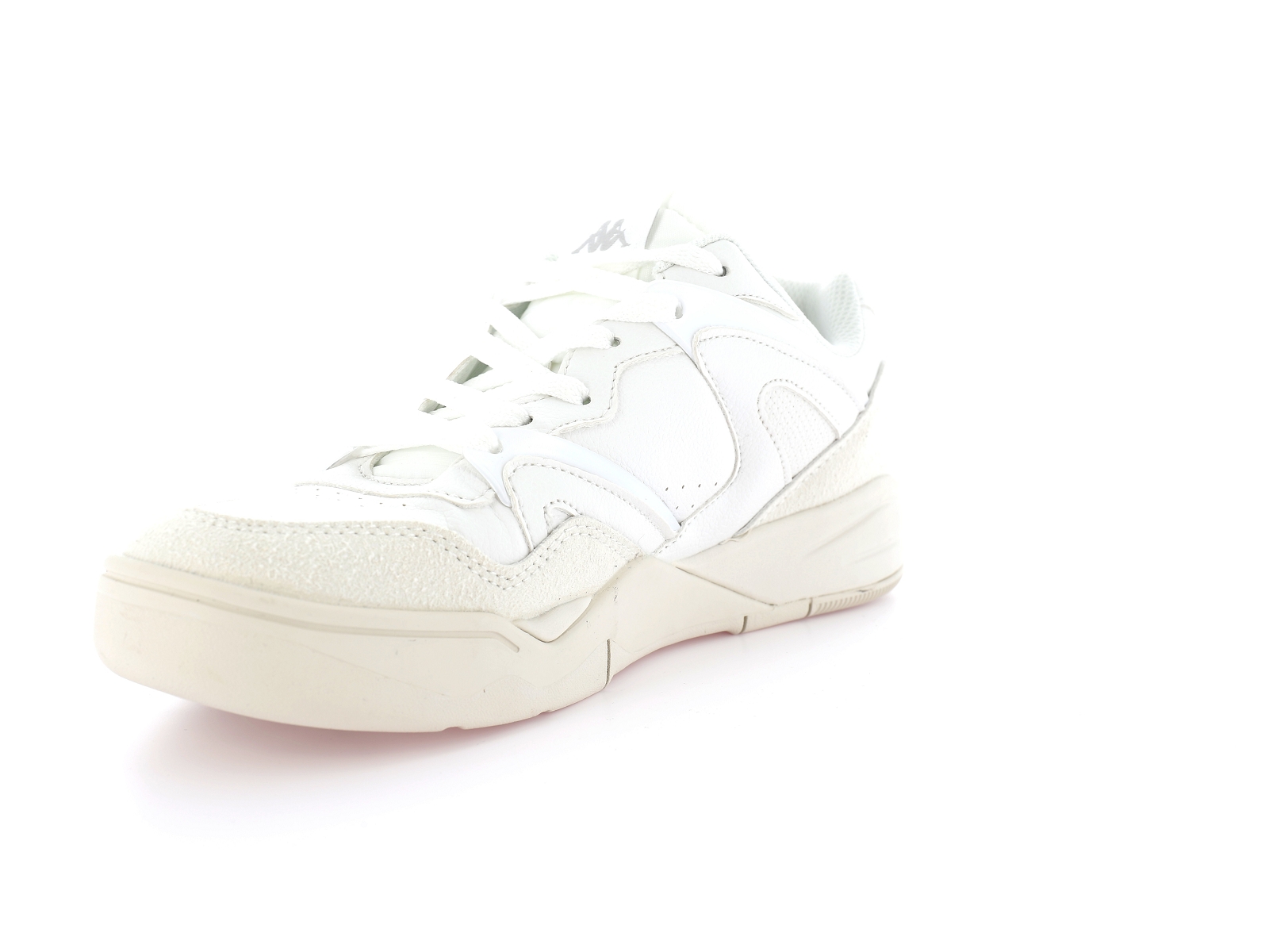 Kappa-AUTHENTIC ATLANTA 1 Matières combinées Blanc