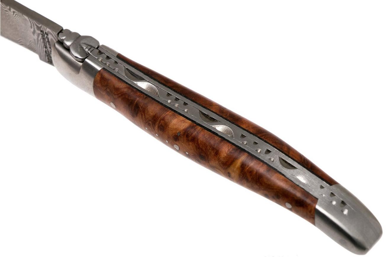Laguiole en Aubrac 12 cm Balbach damast, Thuya wood L0212THI/FDBB1 Laguiolemes