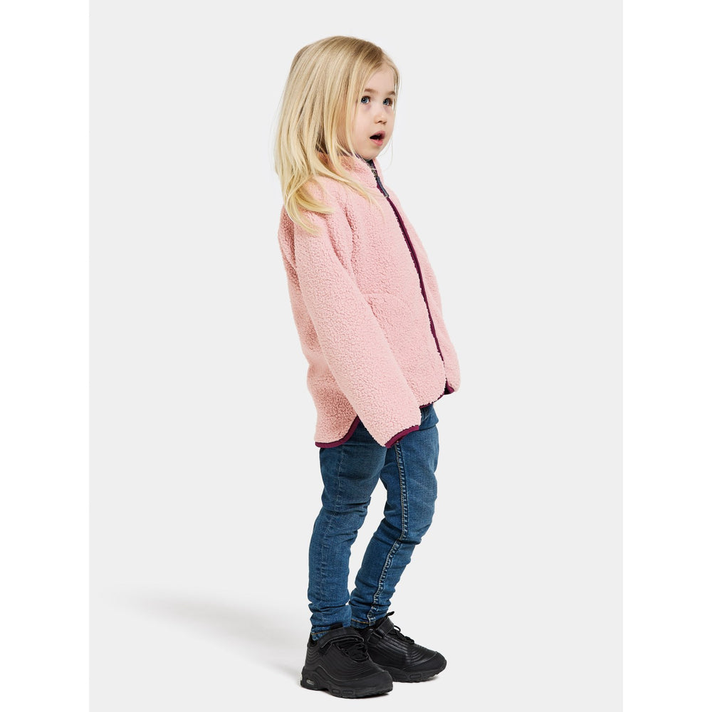 Køb Didriksons Dusty Pink Gibbs Kids Fullzip Fleece Jakke 2 | Luksusbaby