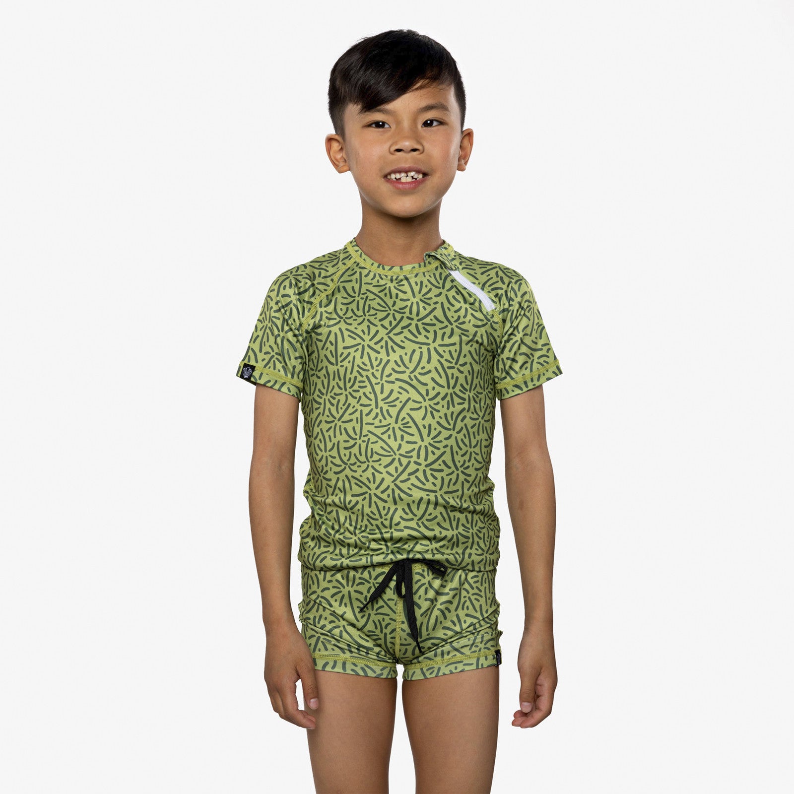 Badehose UPF 50  Endless Palms Pesto