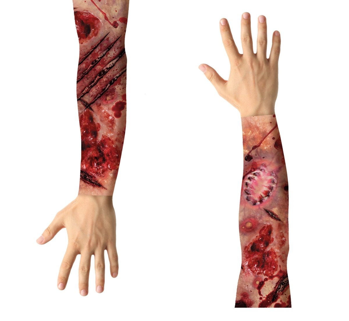 Halloween Nep Tattoosleeve Nep Wonden 2 delig