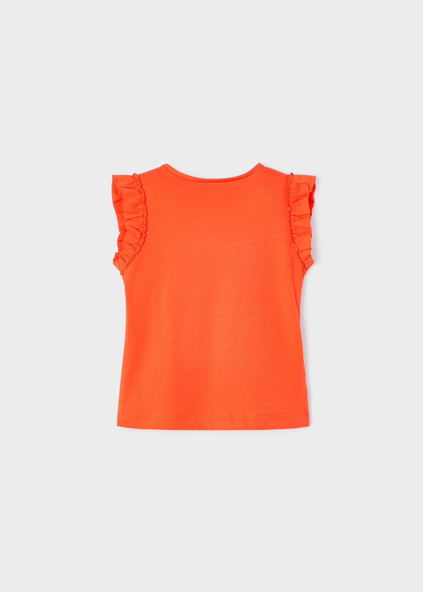 Camiseta regata de algodão sustentável para meninas